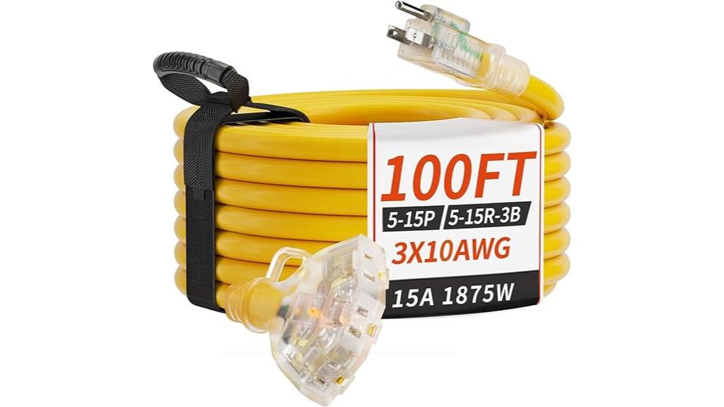 heavy duty outdoor extension cord