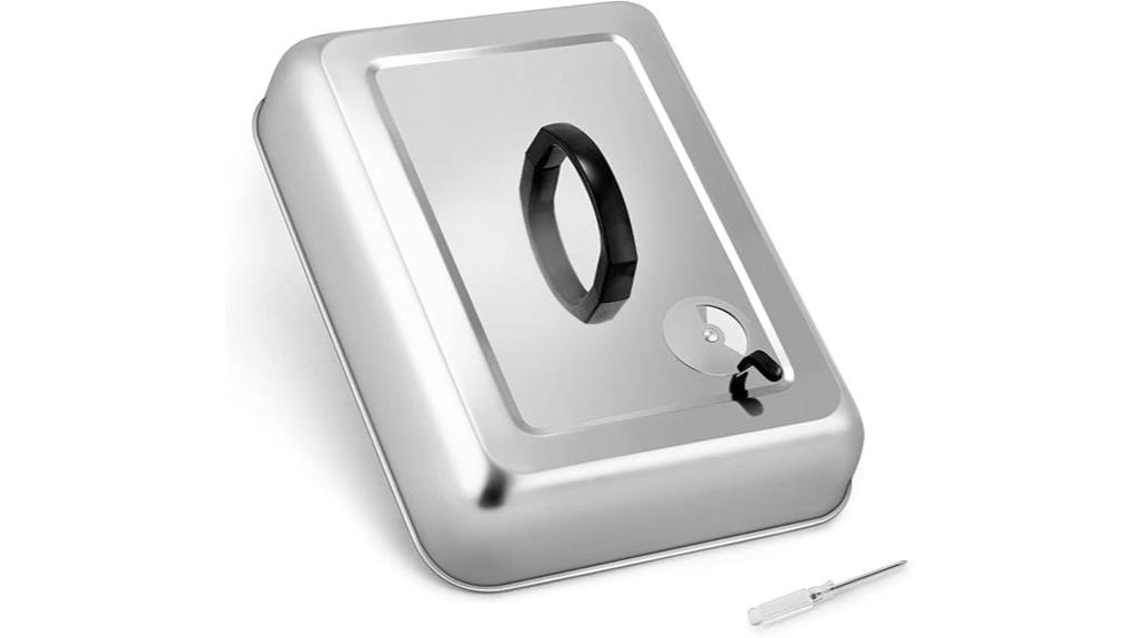 heavy stainless cheese domes