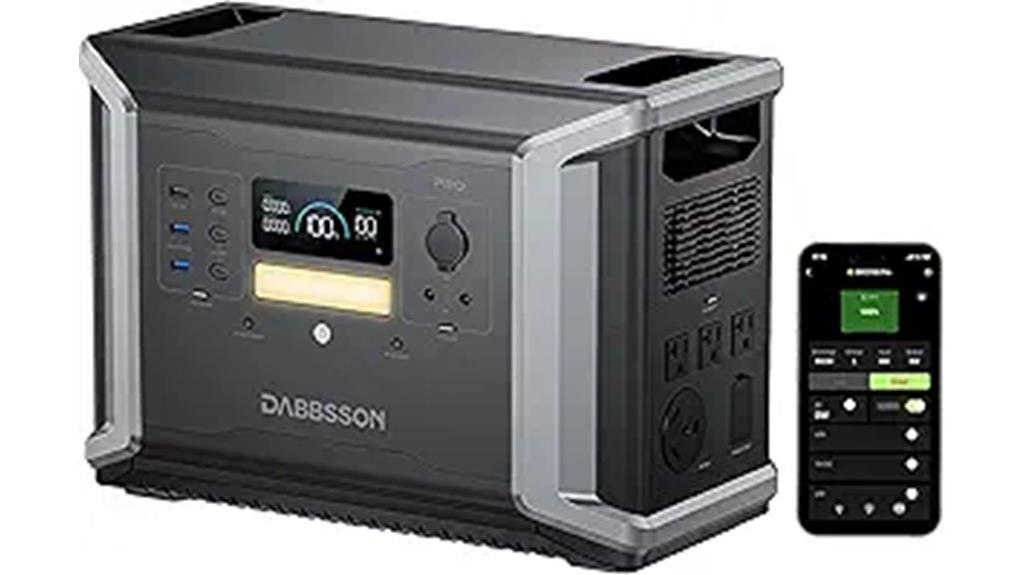 high capacity portable power station