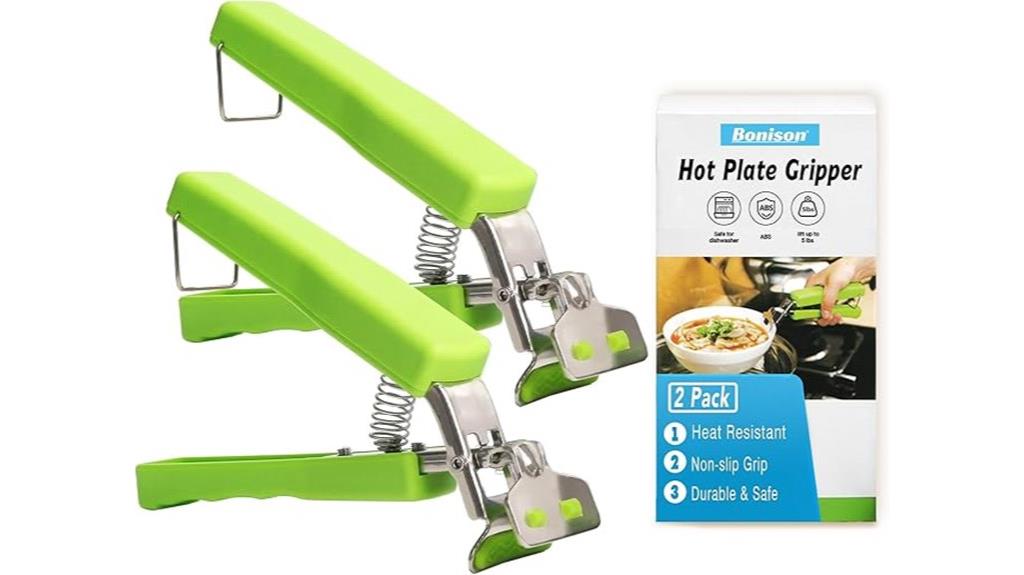 hot plate grip clips