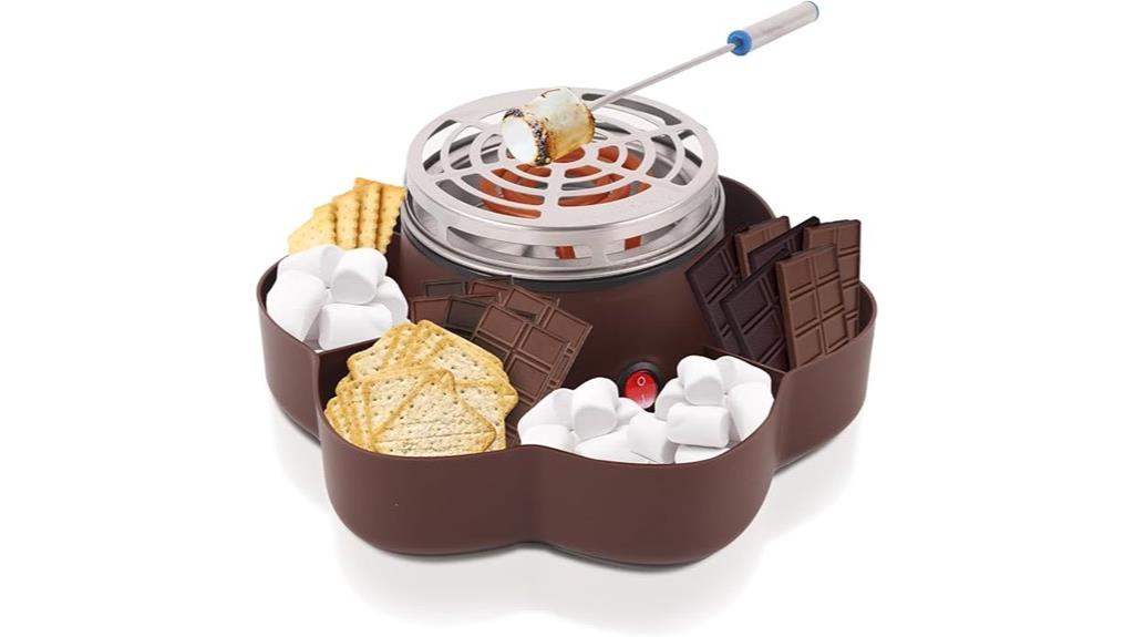 indoor flameless marshmallow roasting