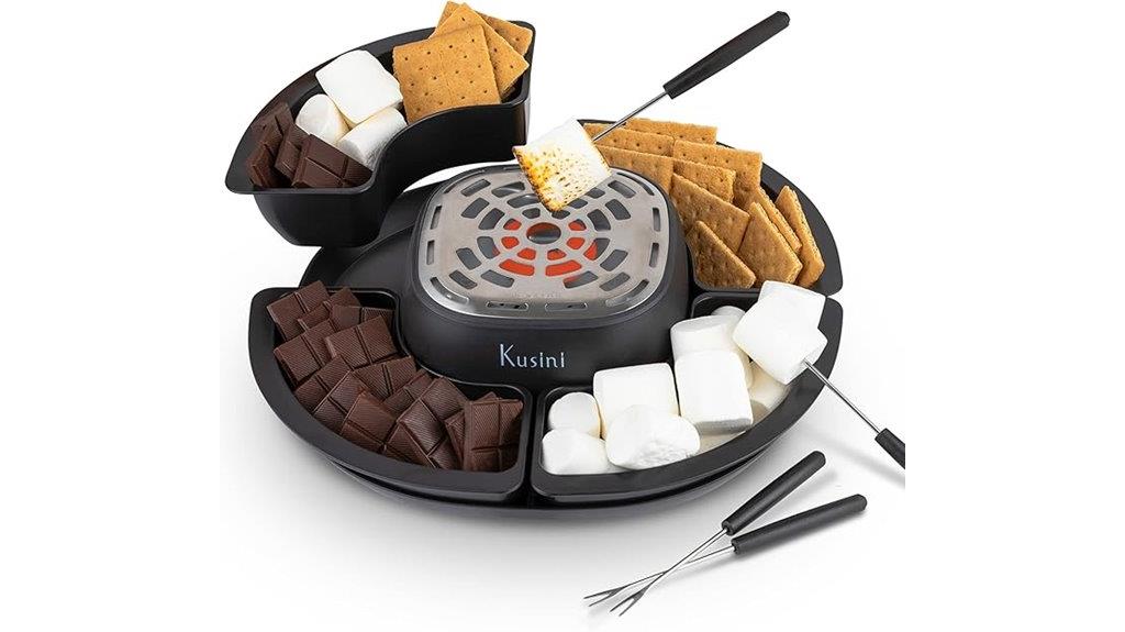 indoor marshmallow roasting set