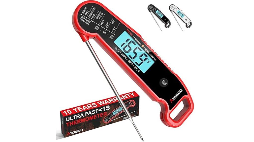 instant waterproof food thermometer