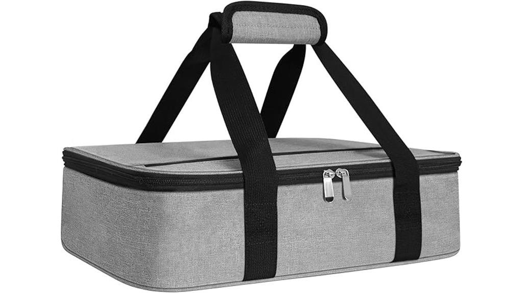 insulated food carrier bag