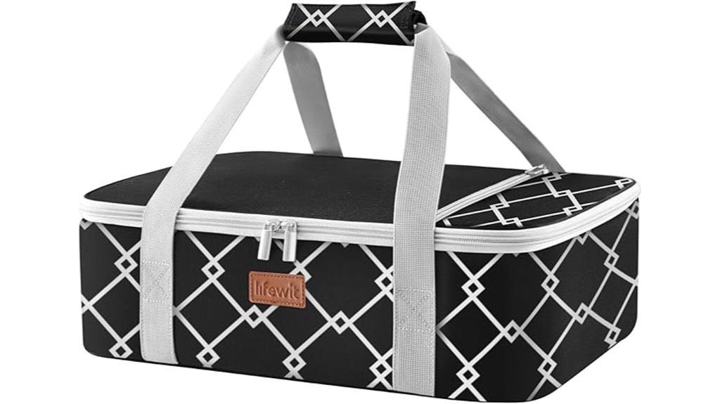 insulated food carrier bag