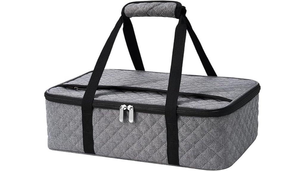 insulated food transportation tote