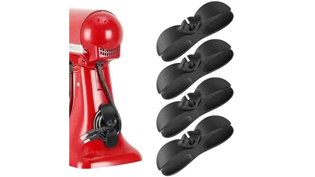 kitchen appliance cord holders