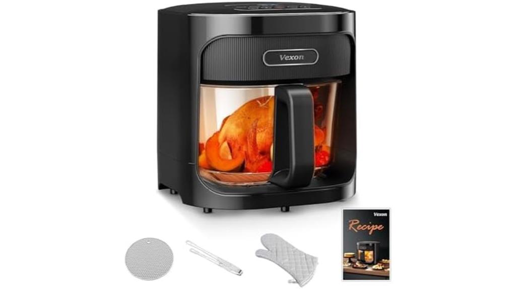 large 4 5qt air fryer