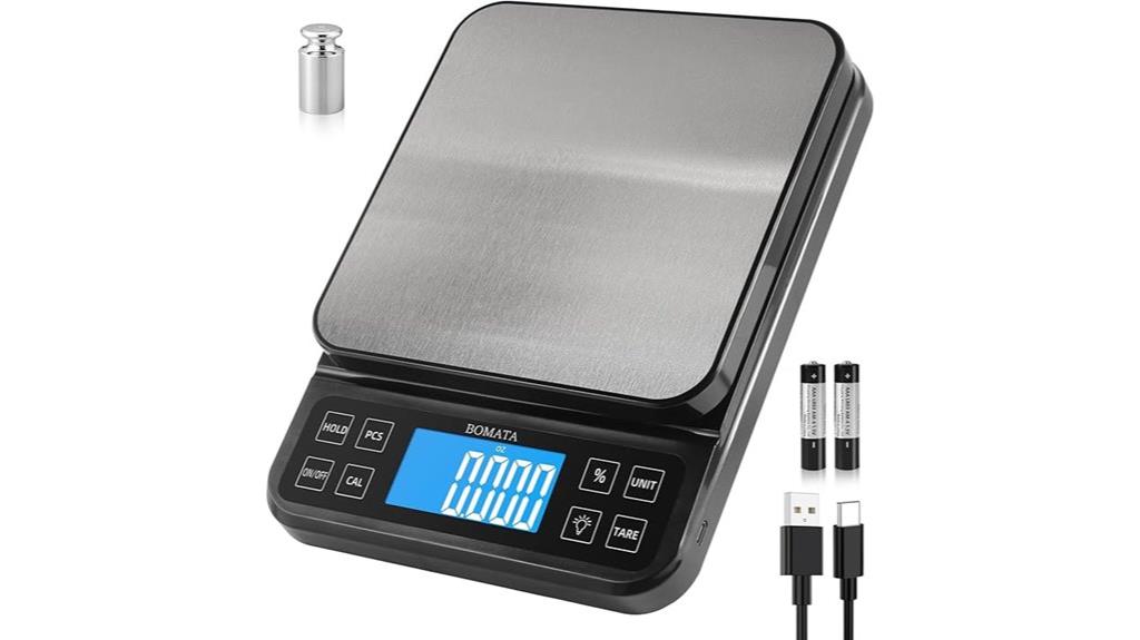 large backlit digital scale