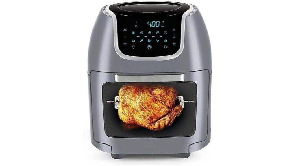 large digital 10 quart air fryer