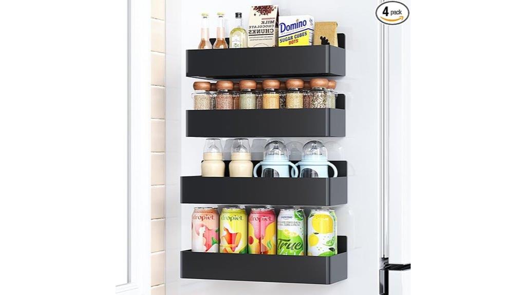 magnetic refrigerator spice holders