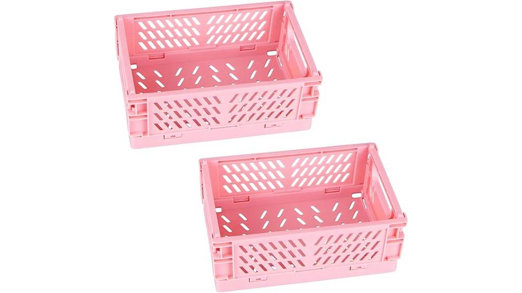 mini foldable plastic baskets