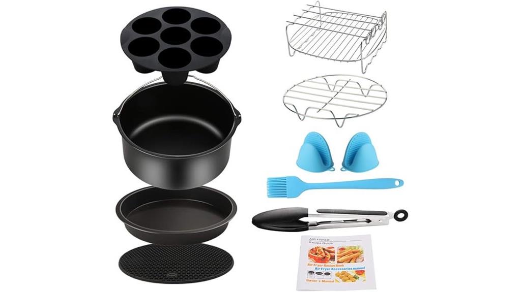 nine piece air fryer set
