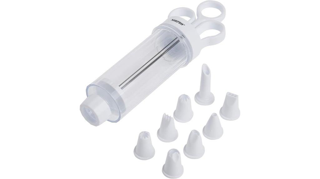 nine piece cupcake decorating set