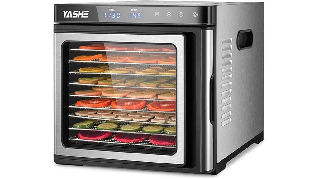 nine tray food dehydrator