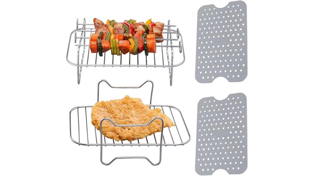 ninja dual air fryer rack