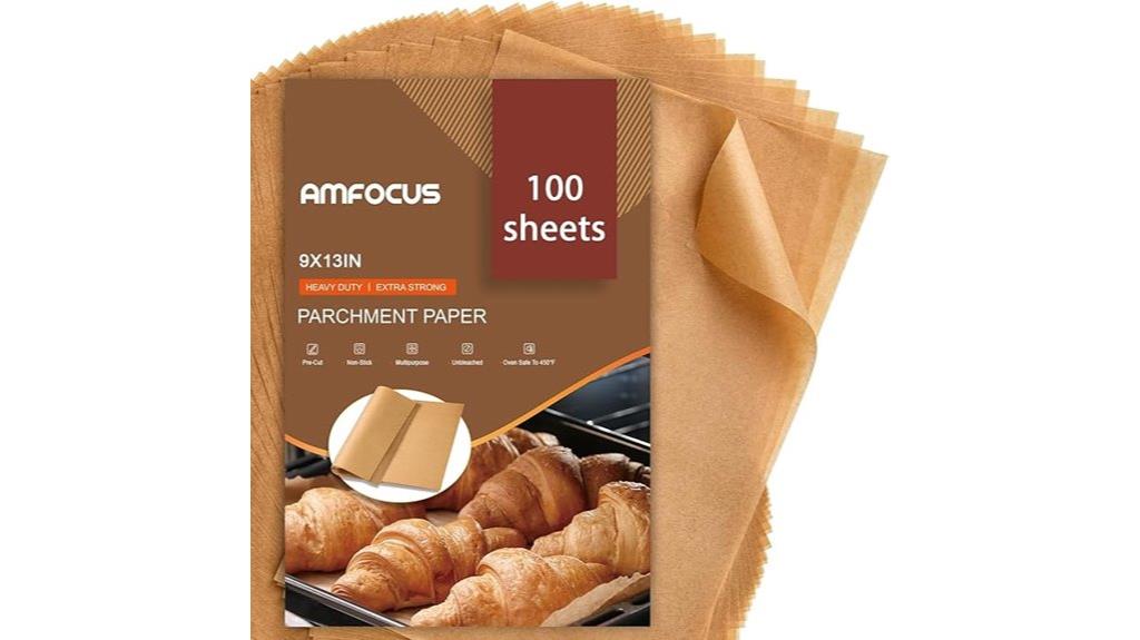 non stick baking parchment sheets