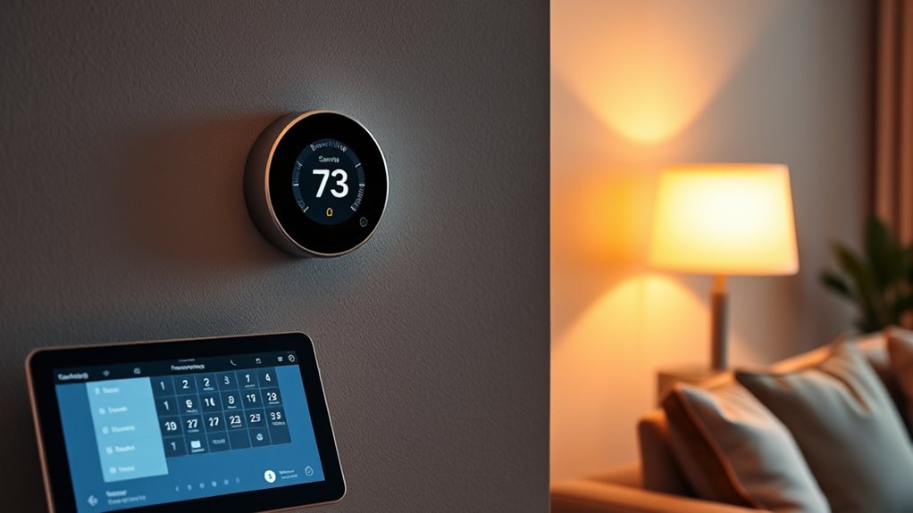 optimize holiday thermostat settings