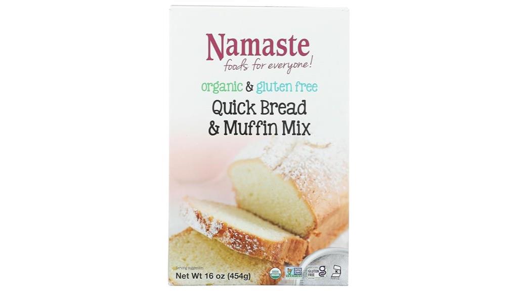 organic gluten free quick bread