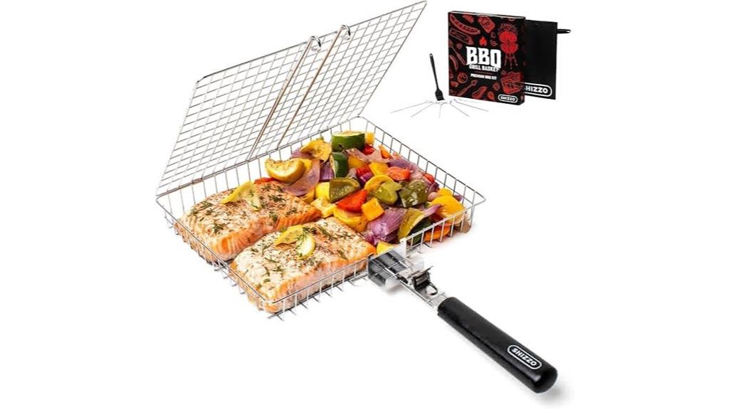 outdoor bbq grill basket