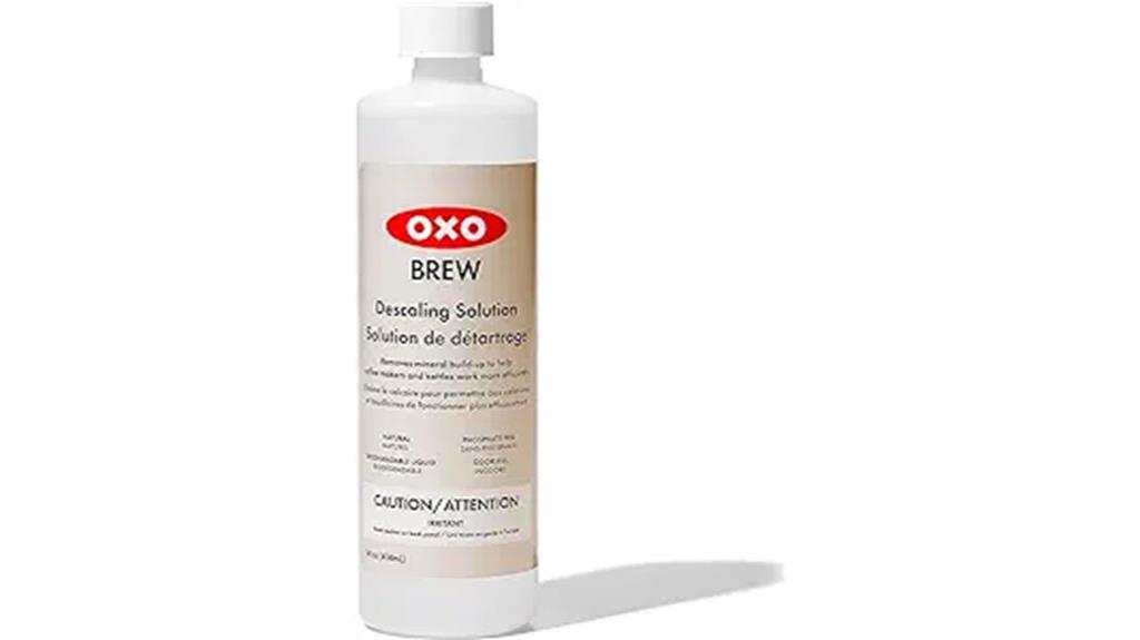 oxo all natural descaling solution
