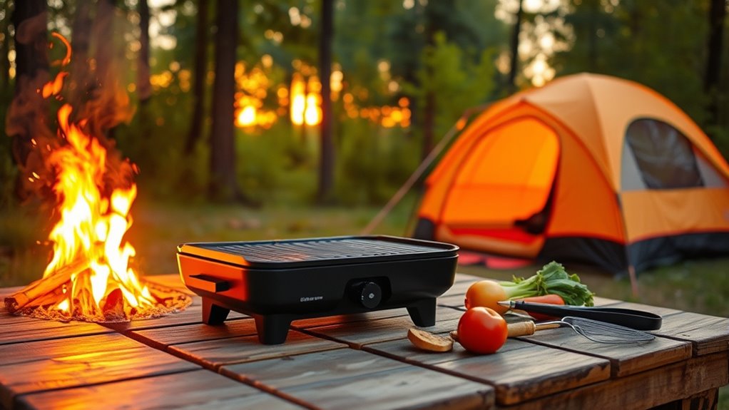 portable versatile camping grill