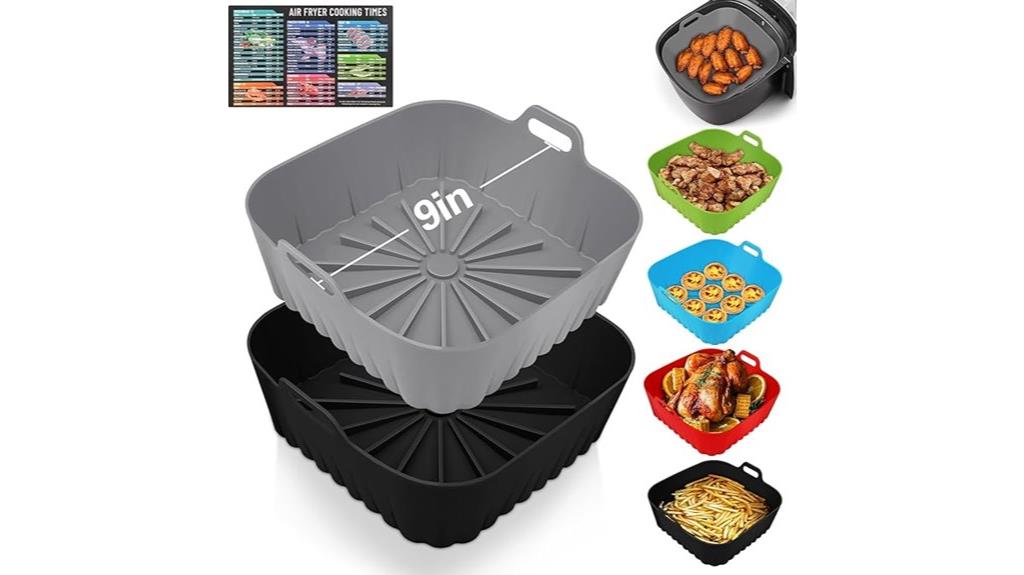 reusable 9 inch square liners