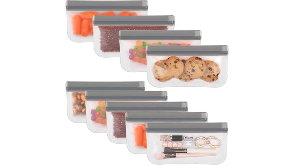 reusable snack bags pack