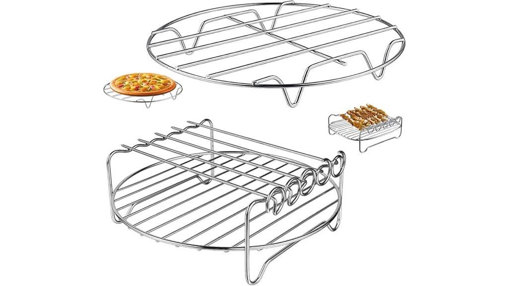 set of 2 air fryer racks