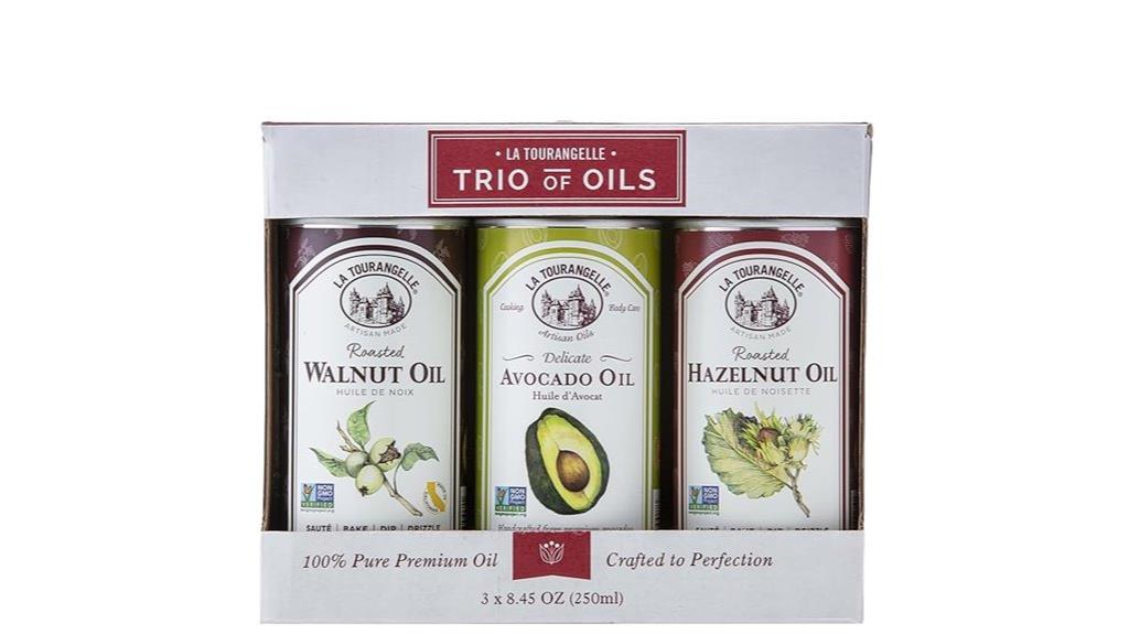 set of three oils