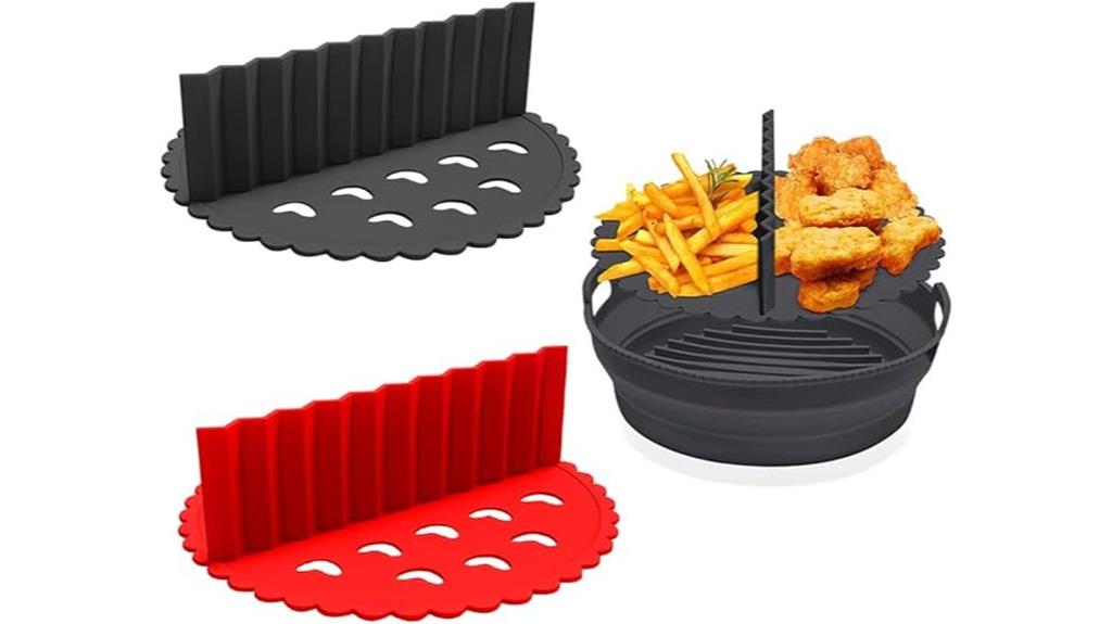 silicone air fryer divider