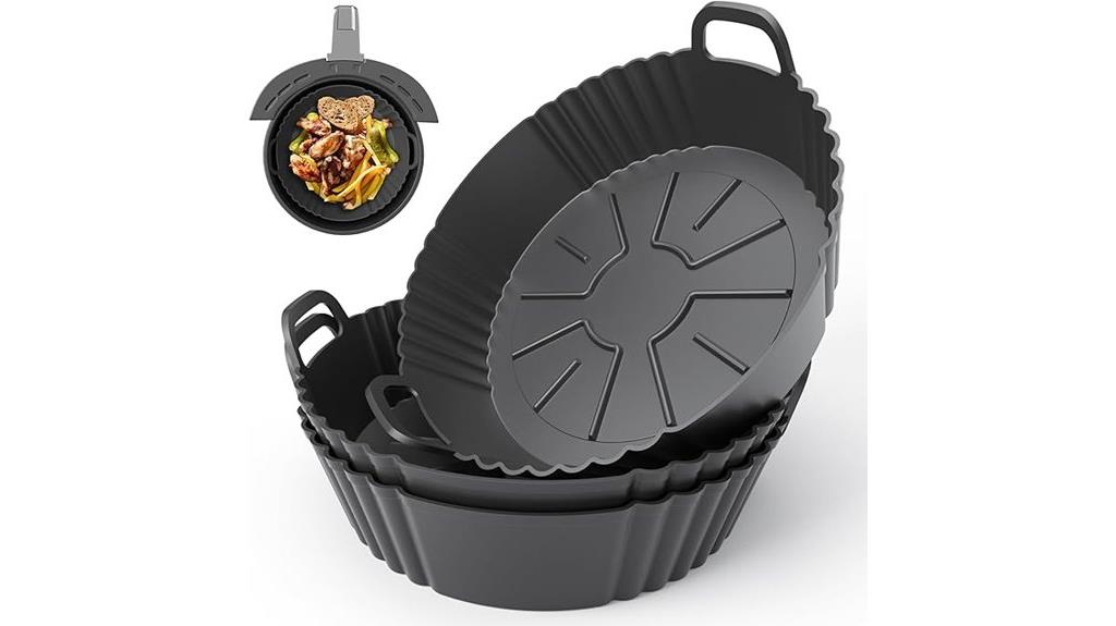 silicone air fryer liners