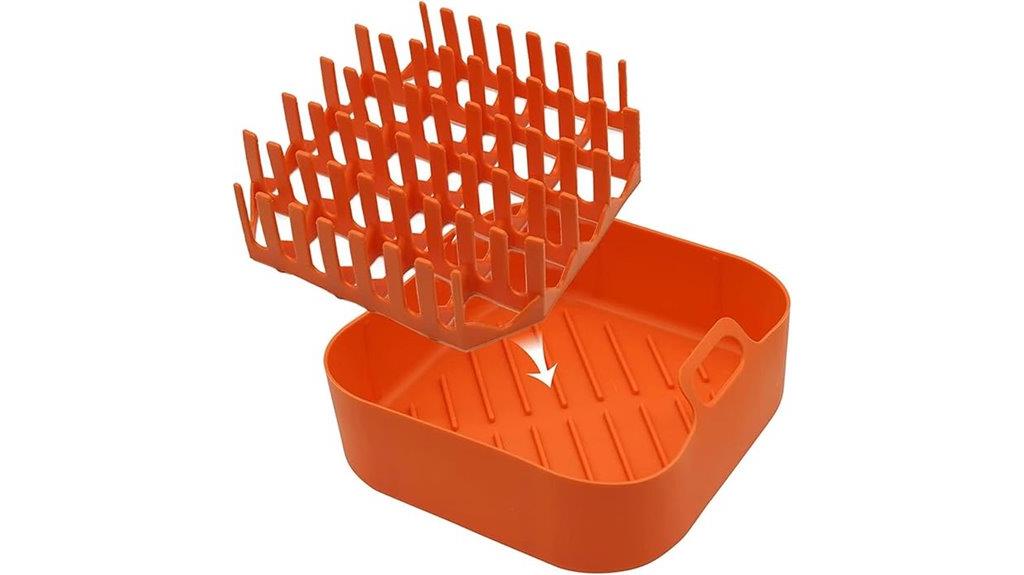 silicone bacon rack tray