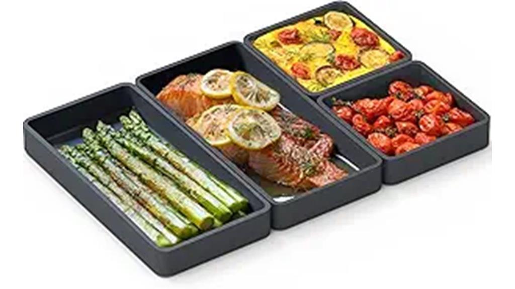 silicone baking tray set