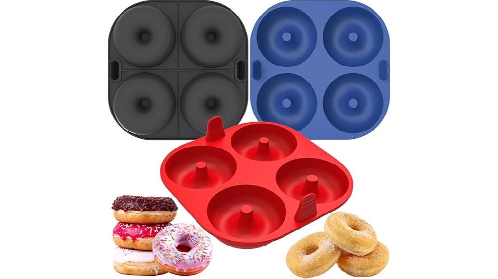 silicone donut baking pans