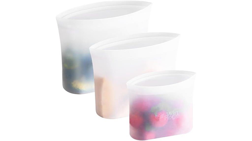 silicone food storage bags
