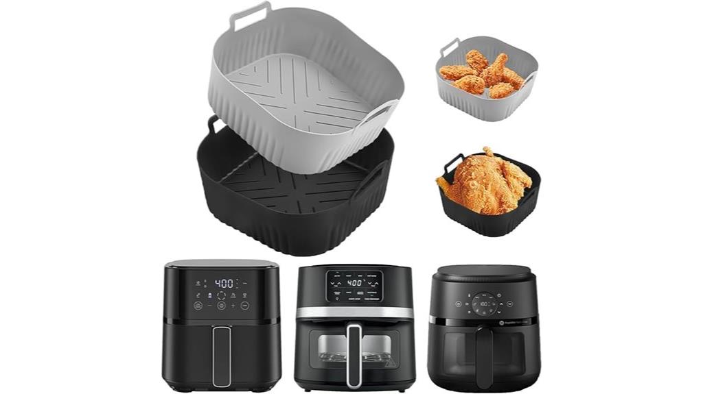 silicone liners for air fryer