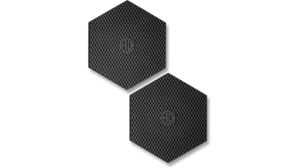 silicone nonslip heat resistant trivets