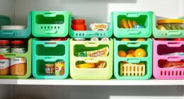 silicone pantry organizer baskets