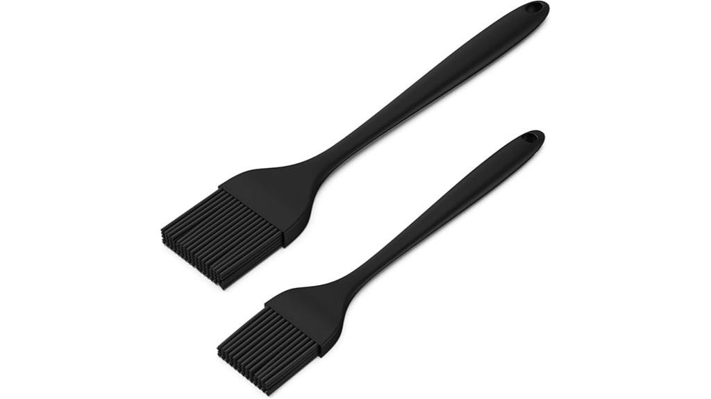 silicone pastry brush set