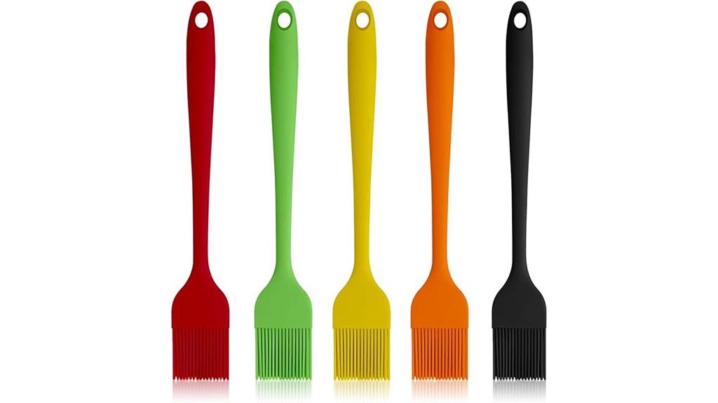 silicone pastry brush set