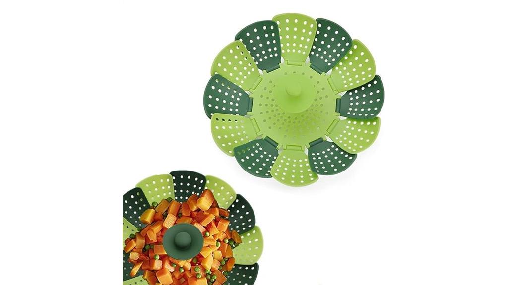 silicone vegetable steaming basket