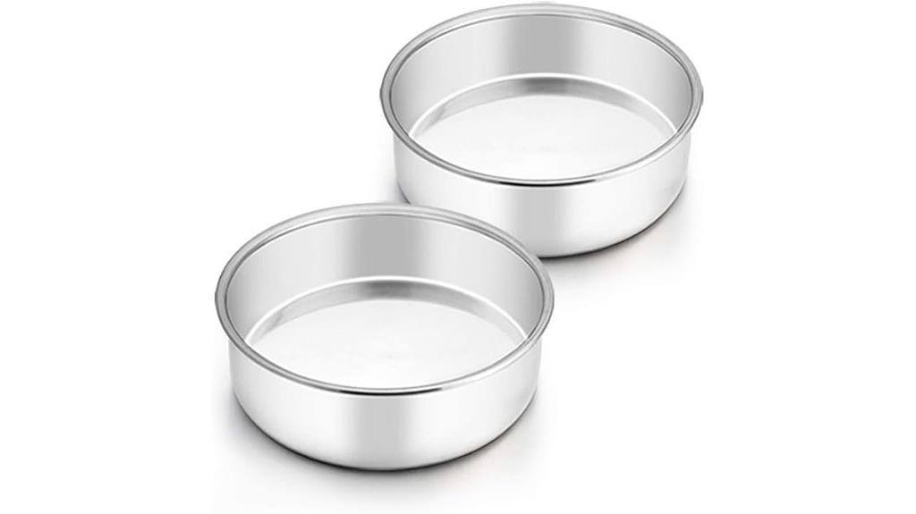 six inch round pans