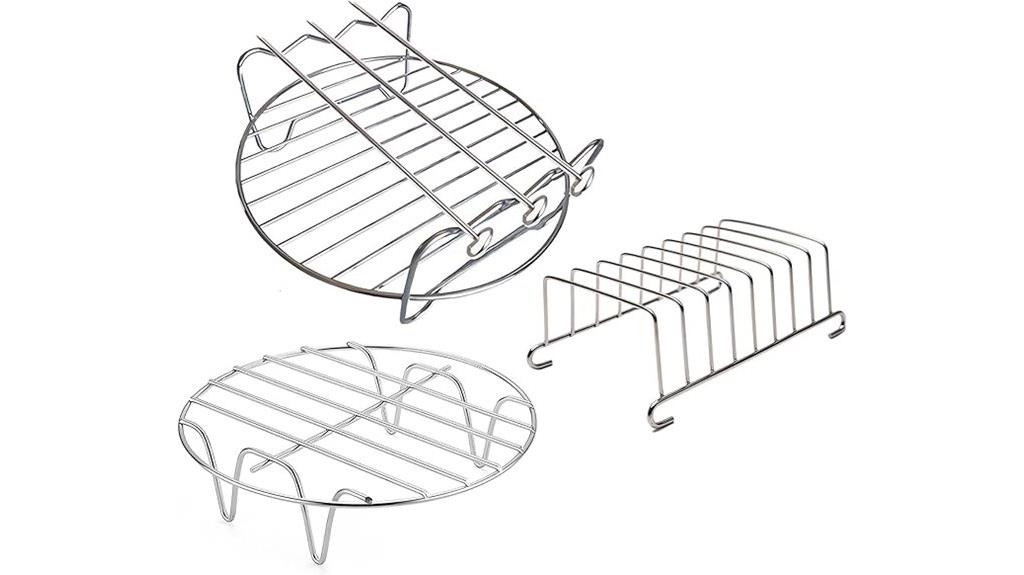 six piece air fryer set