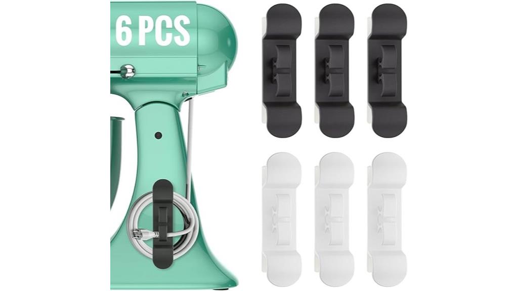 six piece cord management set