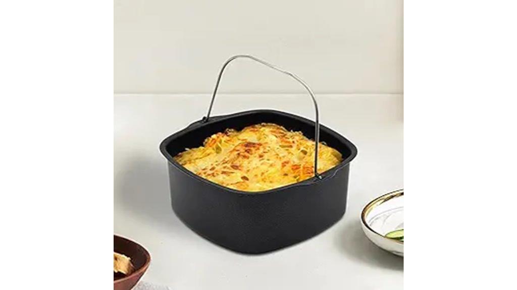 six point eight nine inch air fryer pan