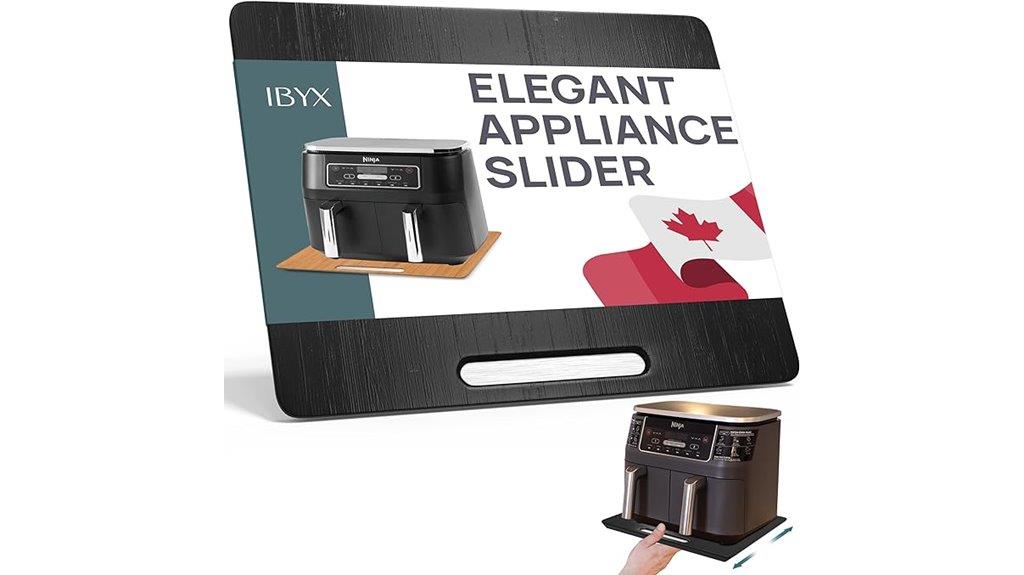 sliding tray for appliances