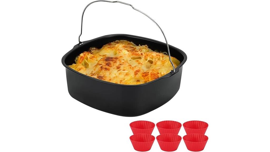 small air fryer cake pan