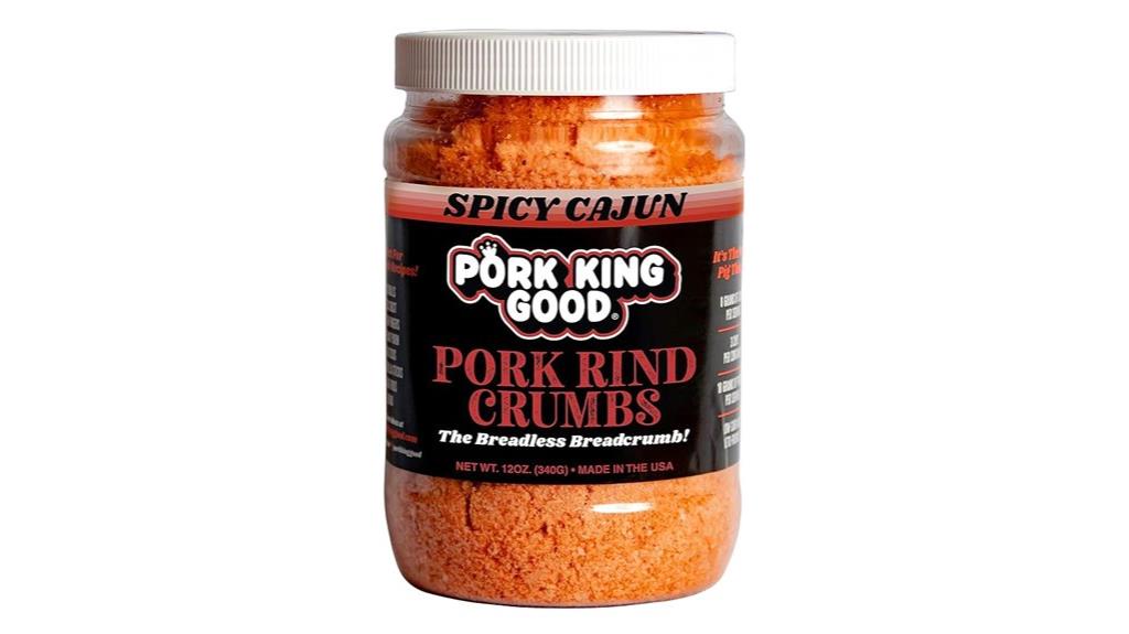 spicy cajun pork rinds