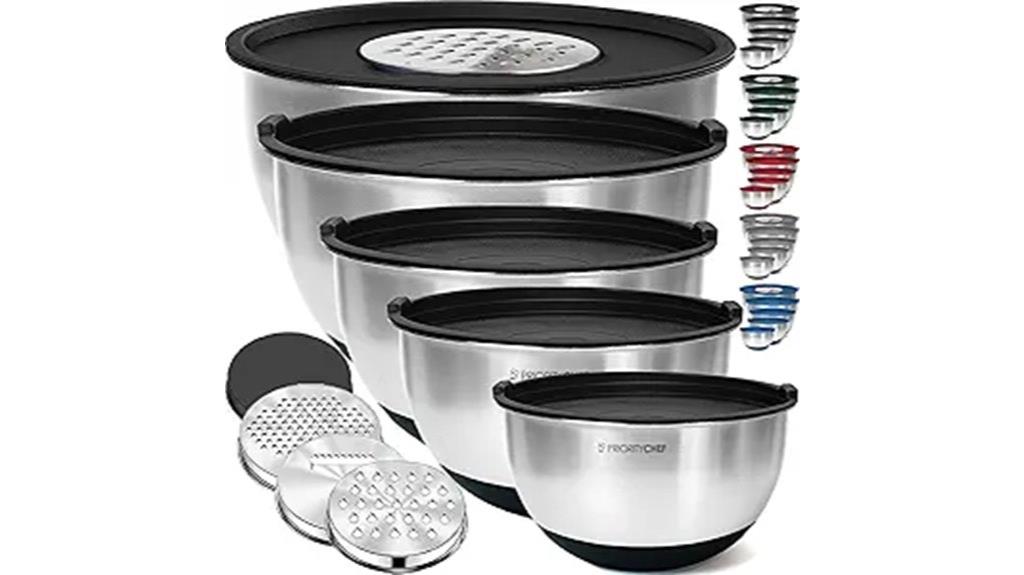 stainless mixing bowls set